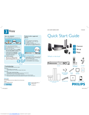 Philips HTS335W Quick Start Manual