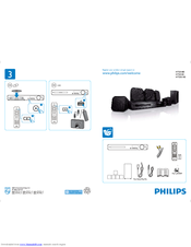 Philips HTS3510E Quick Start Manual
