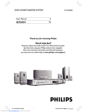 Philips HTS3500S/93 User Manual