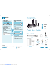 Philips HTS3548/93 Quick Start Manual