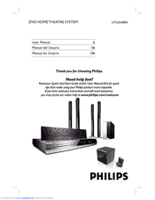 Philips HTS3548W User Manual