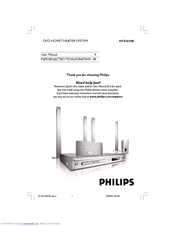 Philips HTS3610K User Manual