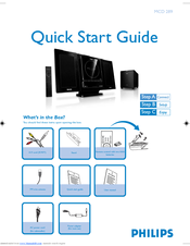 Philips MCD 289/55 Quick Start Manual
