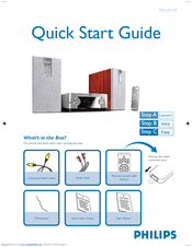 Philips MCD119/12 Quick Start Manual
