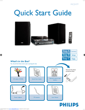 Philips MCD177/12 Quick Start Manual