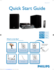 Philips MCD177/93 Quick Start Manual