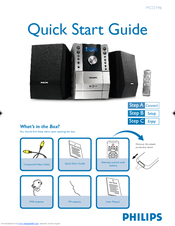 Philips MCD196/79 Quick Start Manual