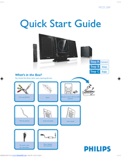 Philips MCD289/05 Quick Start Manual