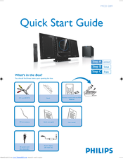 Philips MCD289/79 Quick Start Manual