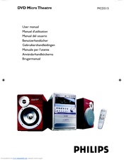 Philips MCD515/12 User Manual