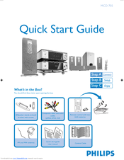 Philips MCD705/93 Quick Start Manual