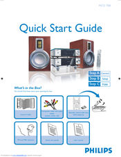 Philips MCD708/93 Quick Start Manual