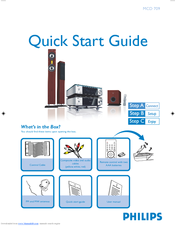 Philips MCD709/93 Quick Start Manual
