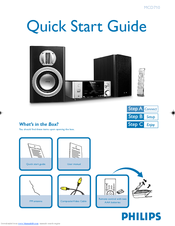 Philips MCD710/93 Quick Start Manual