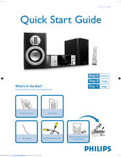 Philips MCD710B Quick Start Manual