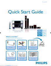 Philips MCD759/98 Quick Start Manual