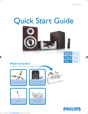 Philips MCD906/93 Quick Start Manual