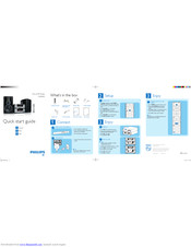Philips MCD909/12 Quick Start Manual