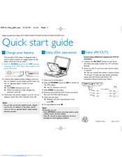Philips PET741B/37B Quick Start Manual