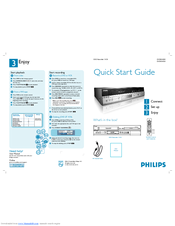 Philips DVDR3432V/05 Quick Start Manual
