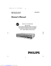 Philips DVP620VR/07 Owner's Manual