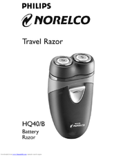Philips Norelco HQ40/B User Manual