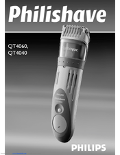 Philips QT4040 Philishave Owner's Manual
