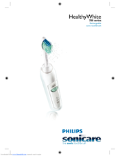 Philips SONICARE HealthyWhite 700 SERIES User Manual