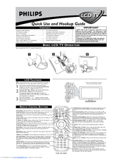 Philips 17PF9946/37B Quick Use And Hookup Manual