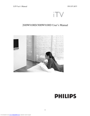 Philips 30HW9100D/27B User Manual