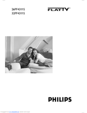 Philips 26PF4311S Handbook