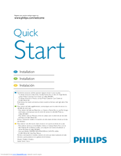 Philips 32PFL3505D Quick Start Manual