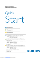 Philips 32PFL3504D/F7 Quick Start Manual