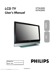 Philips 42TA2000 User Manual