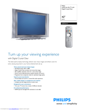 Philips 42PF5411 Specifications