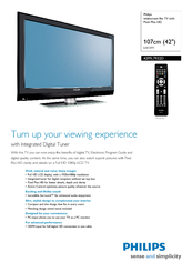 Philips 42PFL7932D/78M Specifications