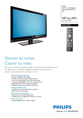 Philips 42PFL7962D - annexe 3 Specifications