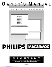 Philips/Magnavox 8P6031C8P6034C Owner's Manual