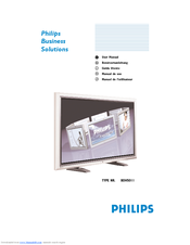Philips HDTV User Manual