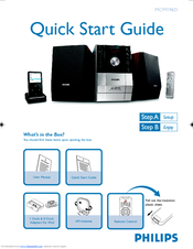 Philips MCM196D/37B Quick Start Manual
