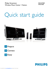 Philips Streamium WAS7500/05B Quick Start Manual