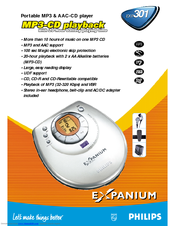 Philips EXP 301/11 Specifications