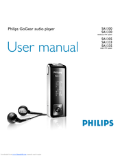 Philips GoGear SA1305 User Manual