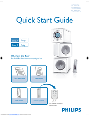 Philips MCM108C/37B Quick Start Manual