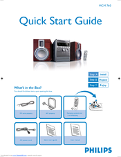 Philips MCM760/37 Quick Start Manual