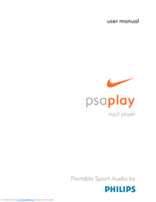 Philips psaplay User Manual