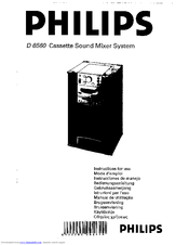 Philips D6560/00 Instructions For Use Manual