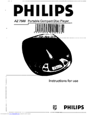 Philips AZ7566/17 Instructions For Use Manual