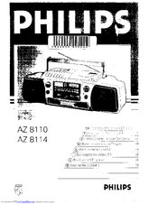 Philips AZ 8110 User Manual