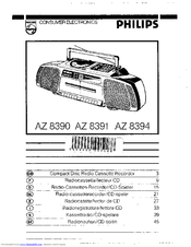Philips AZ 8391 User Manual